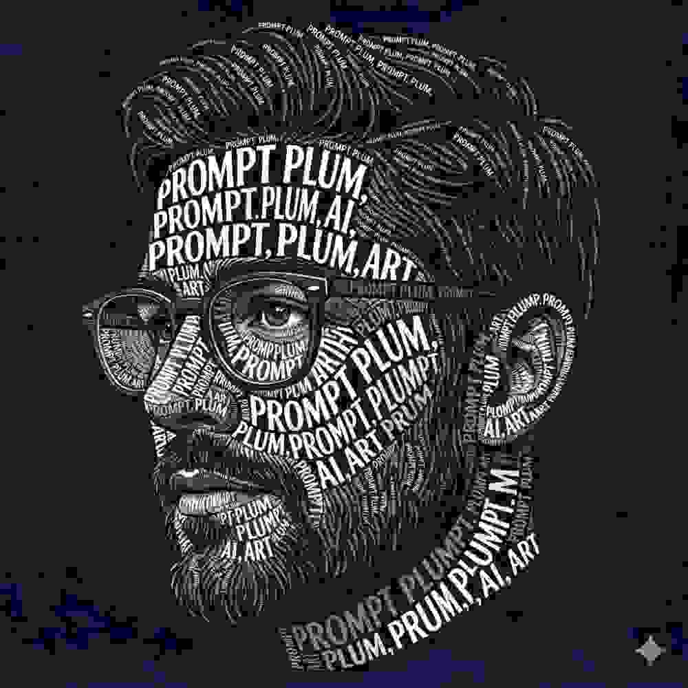 Typography Word-Art Portrait